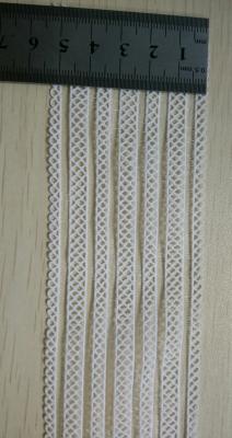 China Spandex/Webbing elástico tecido branco de nylon para a decoração à venda