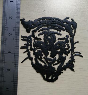 China Tiger Head in Black Heat Transfers Make Your Own Heat Transfers for sale