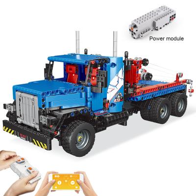 China Construction Toy Wholesale Mold King 15020 Car Moc Spike Toys Motorized Holmes Tow Truck Gift legoinglys Technic Car Building Blocks Bricks for sale