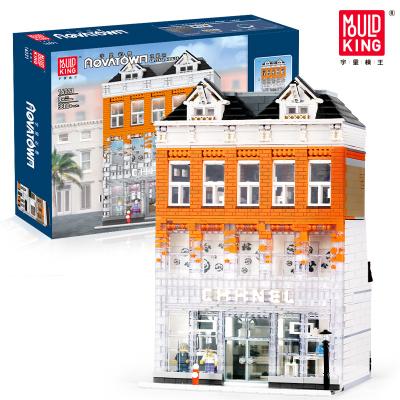 China Building Toy Mold King 16021 City Street View Toys MOC Crystal Boutique Set Modular MOC Bricks Model Building Blocks Toy Birthday Gift for sale