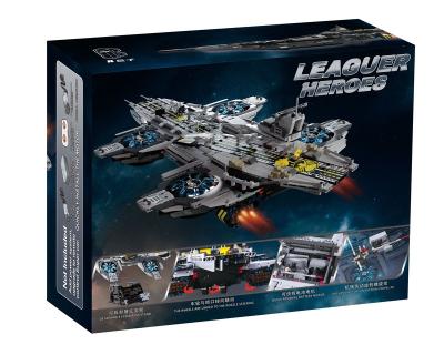 China Super Building Toy 10218 Series 3385pcs The Shield Helicarrier Aircraft Carrier With Light Moc Bricks Heroed Model Building Block Movie Toys for sale