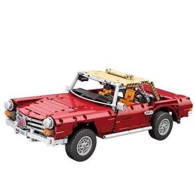 China 11005 Building Blocks Classic Vintage 280SL MOC RC Speed ​​Champions Convertible Car Sets Bricks Kids Toys For Child Model City for sale