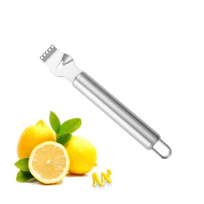 China Modern Simplicity 420+410 Piece Mirror Head Light Viable High Quality Stainless Steel + Handle Process Sanding Lemon Zester Peeler for sale