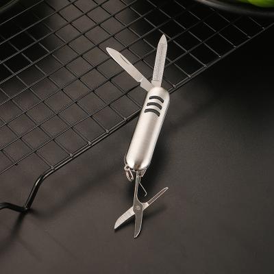 China Open Slide Wholesale Customized Outdoor Camping Survival Self-defense Convenient Instruments Knife Multifunctional Scissors for sale