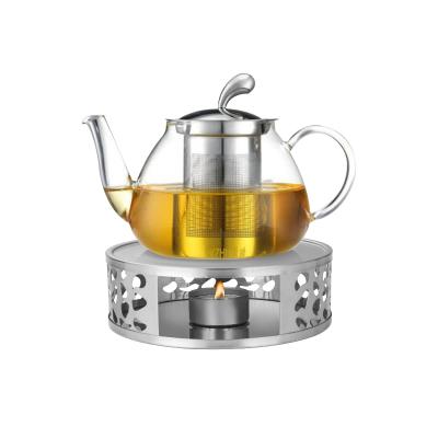 China Custom Modern Simplicity Style 430 Stainless Steel Teapot Warmer Low Sustainable High Quality Product for sale