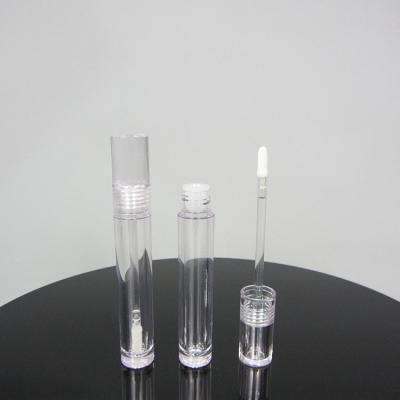 China Custom 5.5ml Lip Gloss Cosmetics Containers Empty Tube Square Clear Lip Gloss Tube Lip Gloss Packaging for sale