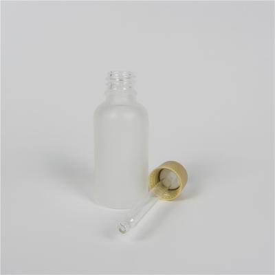 China Wholesale 15ml 20ml 30ml 50ml Cosmetic Round Amber Empty Glass Dropper Bottle 1oz 2oz for Essential Oil for sale