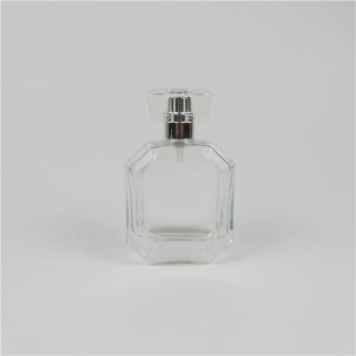 China 50ml Eco-friendly Elegant Perfume Spray Bottles Hexagon Perfume Bottle With Best Price for sale