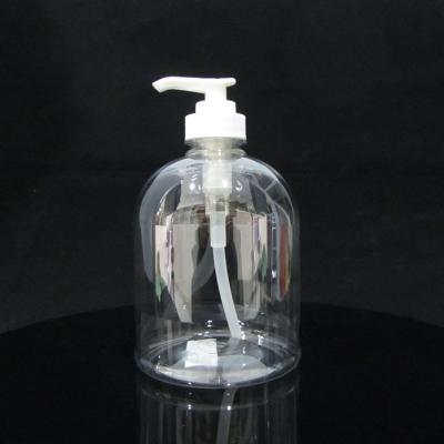 China Household Products 500ml Clear Soap Bottle PET Foaming Hand Sanitizer Dispenser Pump Bottles for sale