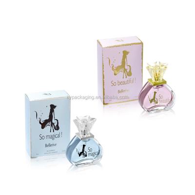 China Recyclable Luxury Perfume Bottle With Colorful Box Packaging for sale