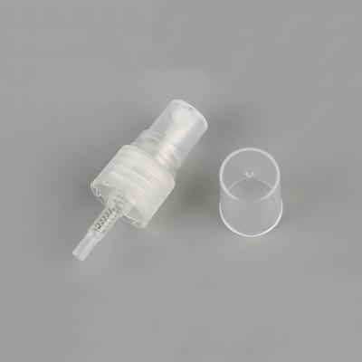 China High quality clear pp non refillable Silver Spring material 24/410 mini fine sprayer for sale