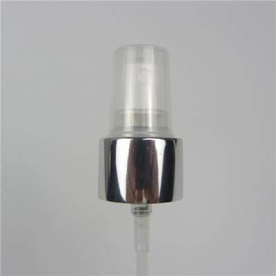 China Non Spill 24mm 24/410 Silver Nozzle Head Mini Spray Black Mist Mist Sprayer Pump for sale