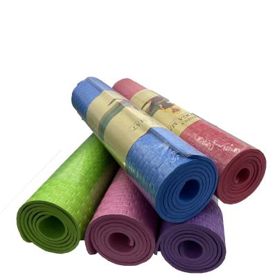 China Yoga mat sweat-absorbent and non-slip durable rubber pilates fitness mats non slip for sale