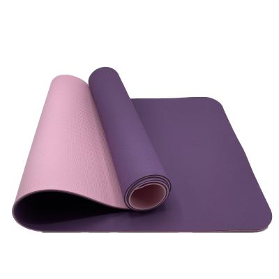 China High Quality Durable Custom Double Layer Printing Wholesale Tape Yoga Mat for sale