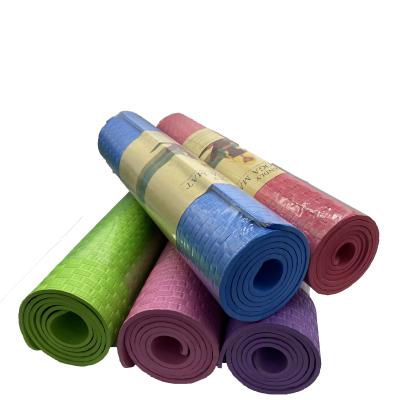 China Multicolor Non Slip Wholesale Waterproof Durable 6mm Fitness Antille Yoga Mat for sale