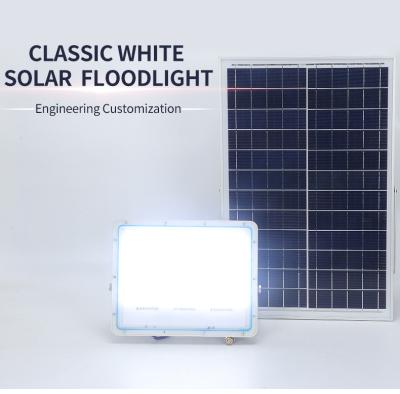 China Good Warehouse Product lP65 60w 100w 150w 200w Waterproof Outdoor Solar Powered Solar Garden LED Flood Lights for sale