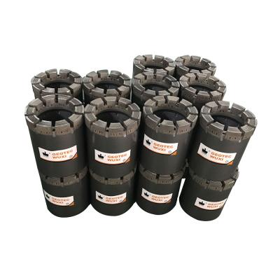 China High quality Top sale diamond core drill bits for hard rock mining nq hq nx diamond core bit for sale