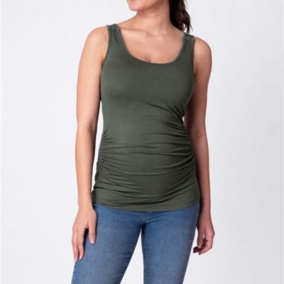 China ODM Breathable Women OEM Belly Support Seamless Maternity Tank Tops for sale