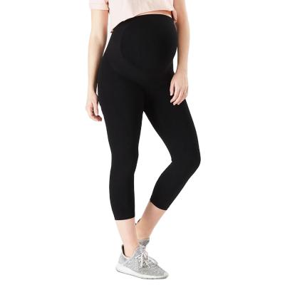 China OEM ODM Antibacterial Soft Nylon Compression Seamless Pregnant Seamless Maternity Legging for sale