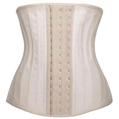 China Breathable Waist Trainer For Women Weight Loss Slimmer Body Shaper Corset Cincher Shaper Belt Hourglass 4 Hooks for sale