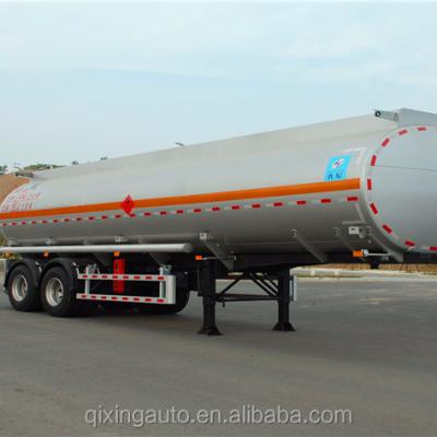 China Truck Trailer 2/3 Axles 30000L Flammable Liquid Transport Stainless Steel Tank Truck Trailer For Sale for sale