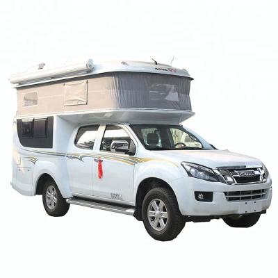 China DMAX Pickup Truck Camper with TOP-POP from China Original Factory 5685*2050*2200 for sale