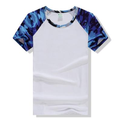 China New Design Anti-Wrinkle Camouflage Fabric Modal Short Sleeve Round Neck T-Shirt for sale