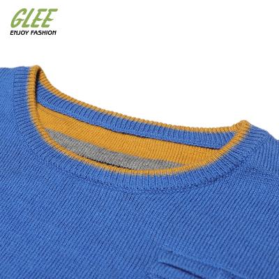 China Sweater Patch Design 60% Pure Cotton Children's Solid Color New Plus Velvet Sweater Can Be Parent-child Sweater Boy Sweater Sweater for sale