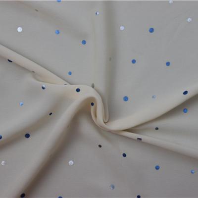 China Anti Pill Super Quality Dot Pattern Fabric Bronzing Avant-Garde Fashion Irregular Fabrics For Clothing for sale