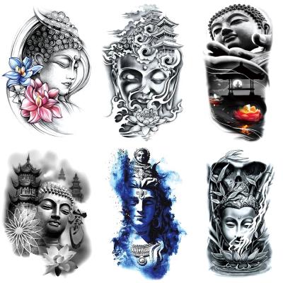 China Custom Fake Temporary Angel Men Men Women Waterproof Temporary Tattoo Tatoo Beauty Portrait Stickers for sale