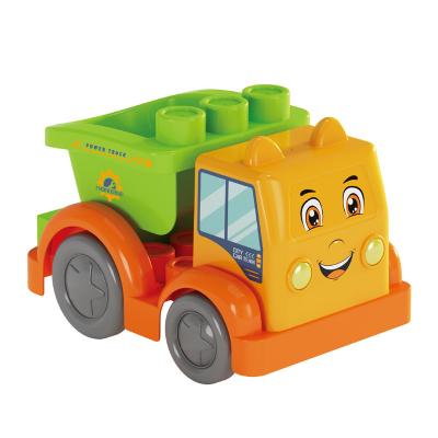 China Educational Toy Promotional Deformed Cars Building Block Toys Diy Educational Deforme Toy Block Car for sale