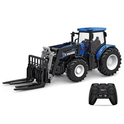 China Other New Products 2.4g Alloy Tractor Blue 6 Remote Control R/c Trucktoy Channel for sale