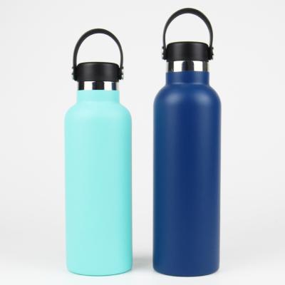 China Custom Logo Wall Insulated Travel Flask BPA Free Standard Business Double Mouth Water Bottle Vacuum Flask Stainless Steel for sale