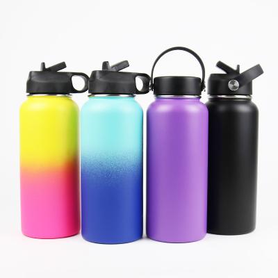 China Custom Business Private Label Large Capacity Stainless Steel Metal Sports Drink Water Bottle Insulation Vacuum Tumbler for sale