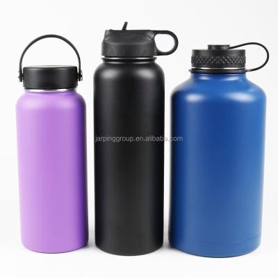 China 2022 New Design Business Stainless Steel Insulated Water Bottle Wide Mouth Bottles Double Walled Vacuum Flask for sale