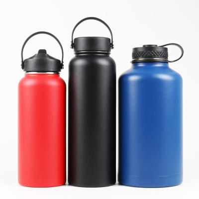 China 2022 Business Design New Double Wall 18/8 Stainless Steel Mouth Vacuum Insulated Flask Custom Logo Wide for sale