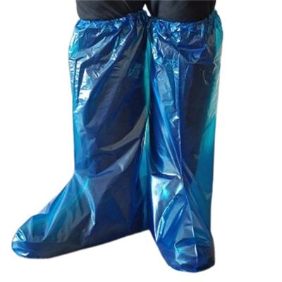 China LDPE Cheap Price Long Sleeve Leg Cover Knee-High Thickened Waterproof Pe Long-tube Waterproof Boot Cover Non-slip for sale