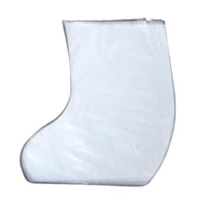 China Wholesale LDPE Plastic Lace Up Thickened Disposable Plus Boot Cover for sale