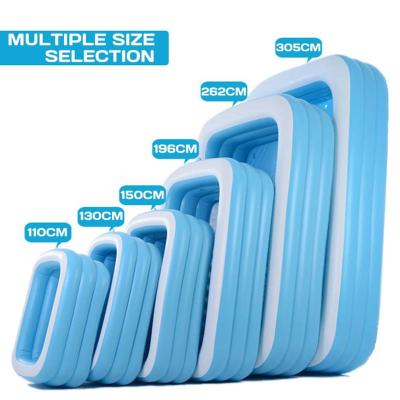 China A thicker PVC high quality large size inflatable outdoor swimming pool in stock for family or adults for sale