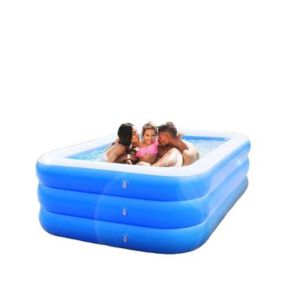 China Thicker inflatable pool for kids 130x90x50cm 3 layers for sale