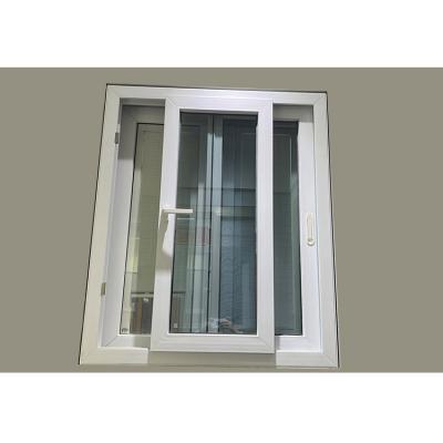 China High quality magnetic screen upvc window casement pvc sliding upvc door&windows for sale