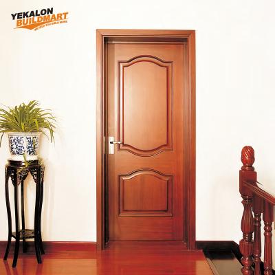 China modern line modern craft interior solid wood door for sale