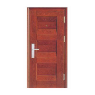 China Modern Yekalon Frosted Anti-shrill Steel Heat Transfer Security Entry Door for sale