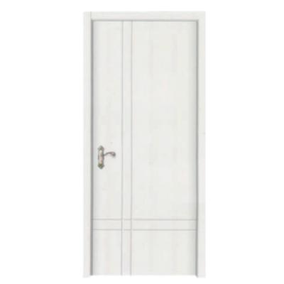 China Modern Simple-open Bedroom Wooden Door Monochrome Classic Interior Wood Door for sale