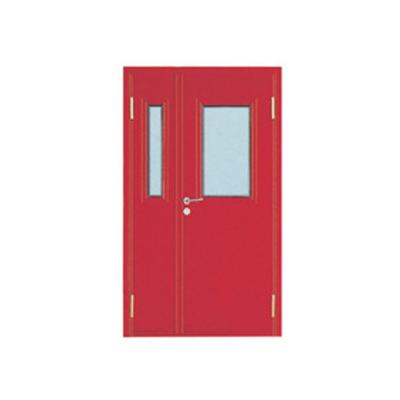 China EN BS Modern Security Steel Fire Resistant Door 1/2/3 Hour Fire Rated Glass Door for sale