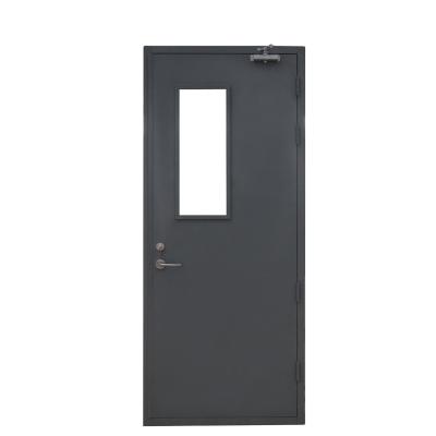 China Modern 30 minutes, 1 hour, 2 hour fire exit rated staircase and BS EN certificated fire prood steel metal door for sale