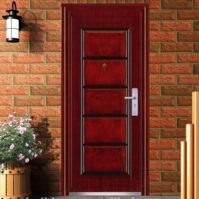 China Factory Hot Modern Sales Hotel Turkish Modern Home Entrance Exterior Steel Security Door for sale