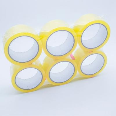 China Waterproof Custom 3mm Wide Transparent Waterproof Security Sealing Tape Bopp Packing Tape for sale