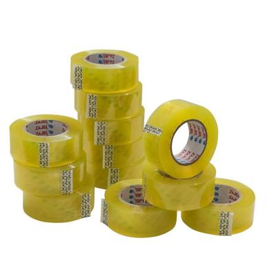 China Waterproof Transparent Packing Tape Clear Packaging Adhesive Tape For Common Product Packing for sale