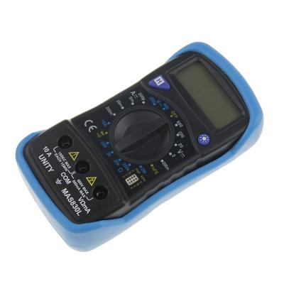 China New Digital DT830L multimeter with backlight single version multitester electronic multimeter 46x19mm for sale